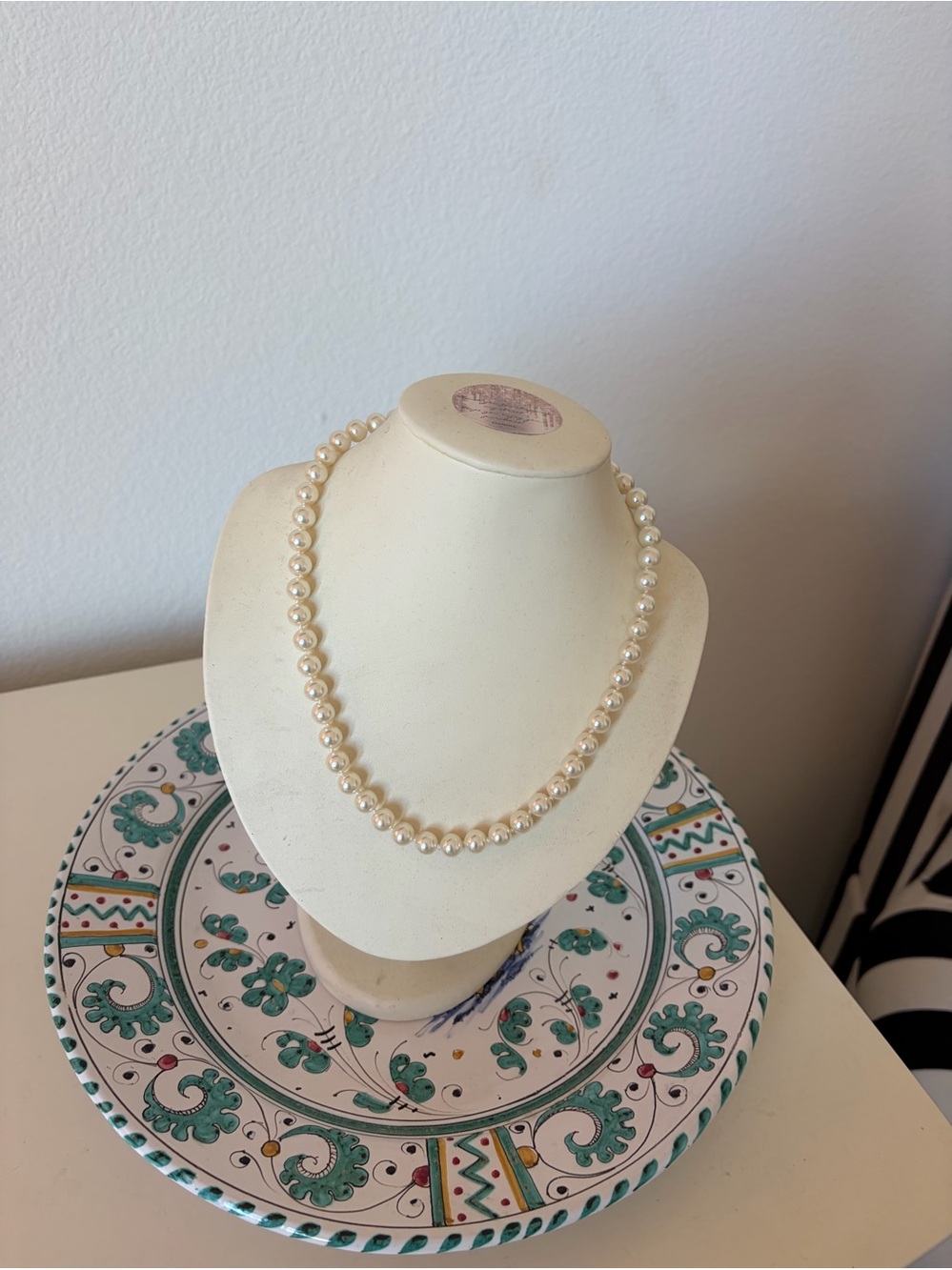 Vintage 18” pearl necklace